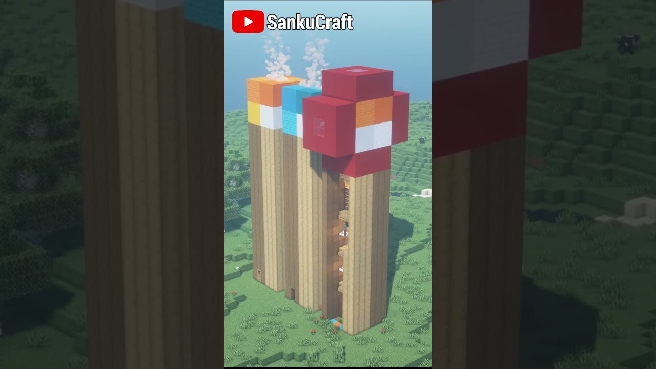 Minecraft Redstone Torch House 