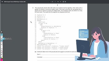 Correcting pseudocode question in Computer Science - Walkthrough 1