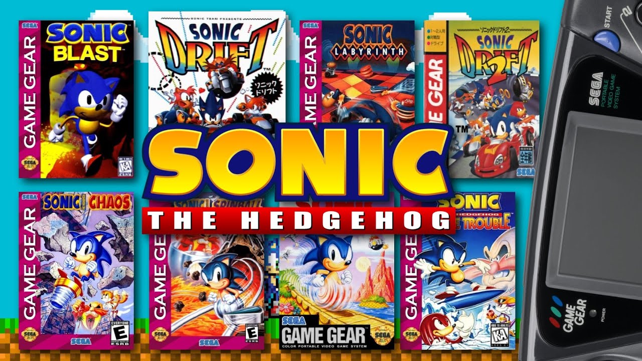 Todos los juegos de Sonic para Sega Game Gear YouTube
