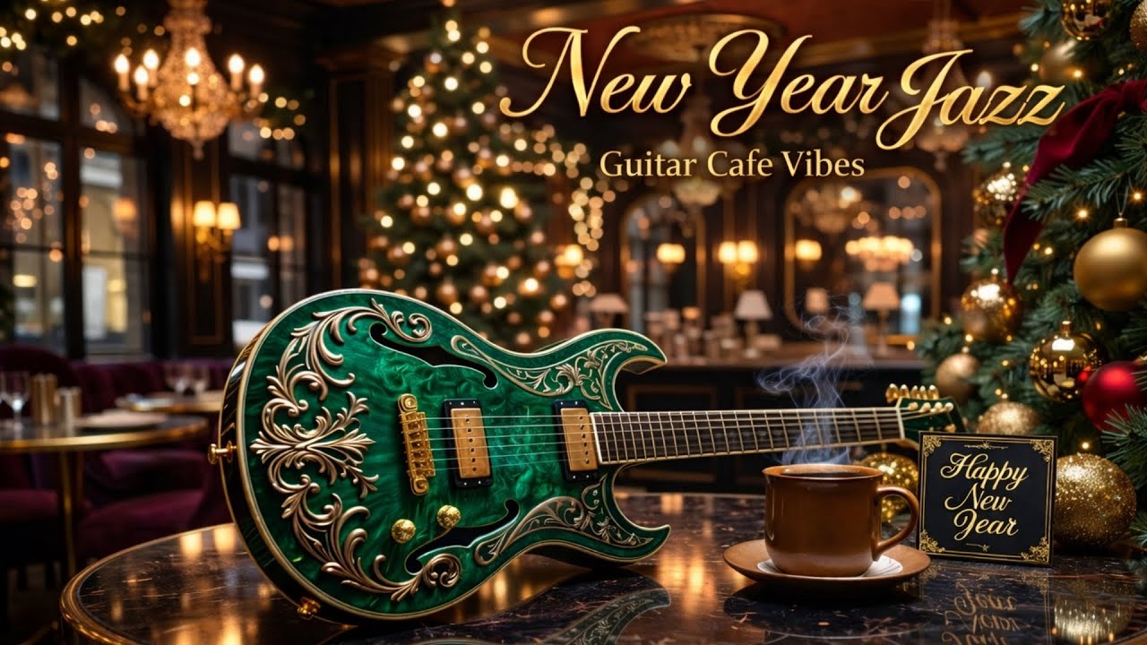 🎇 Smooth Jazz New Year 🎇 Relaxing Guitar Music to Welcome a Beautiful New Year