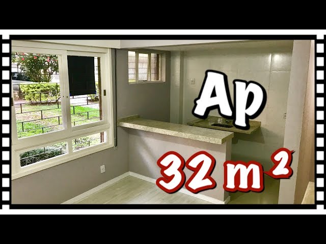 APARTAMENTO 32 m² | reformar apartamento pequeno para vender