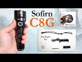 Sofirn C8G SST40 flashlight review - complete with battery and charger!