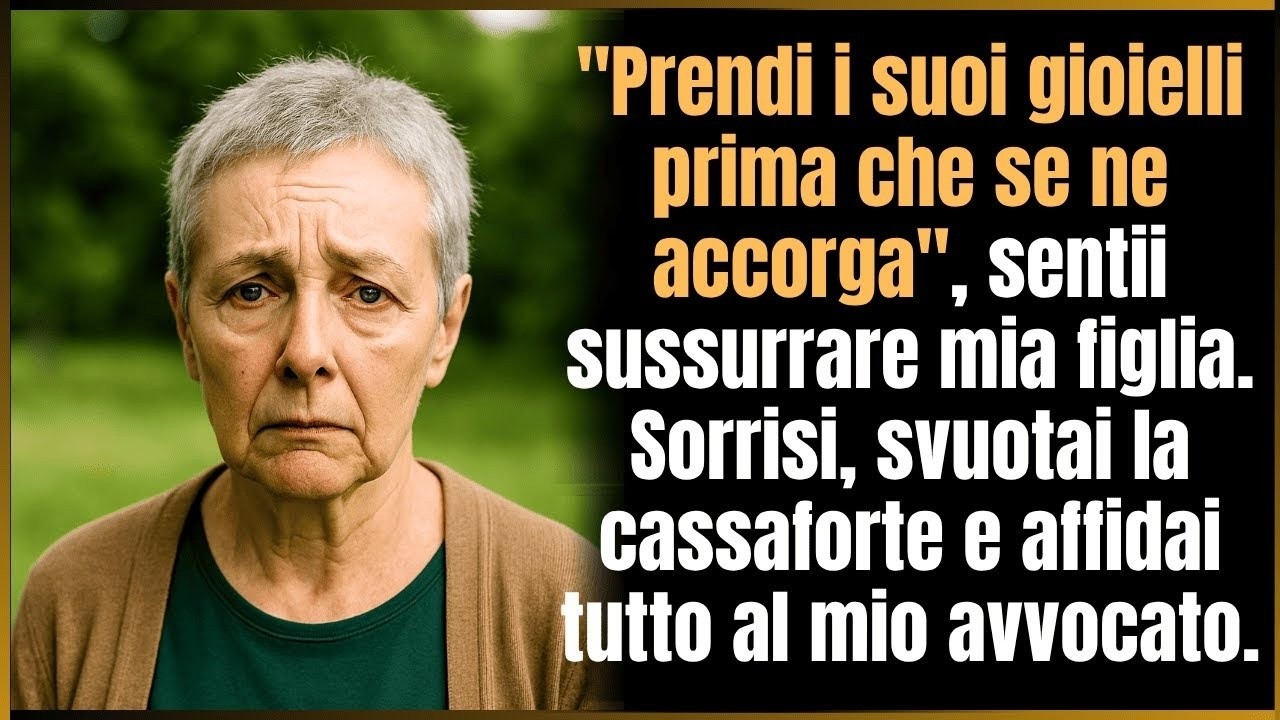“Sto per sbarazzarmi dei suoi gioielli prima che se ne accorga.” Quelle parole, sussurrate nel silenzio del tramonto, mi gelarono il sangue. Ero al piano di sopra, con una tazza di camomilla...