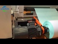 Hqga model jumbo paper roll slitting rewinding machine  keepon machinery