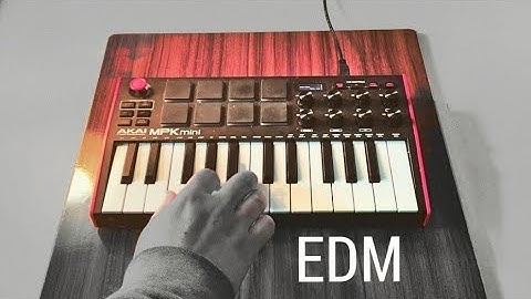 EDM Song On The Akai Mpk3 Midi Keyboard