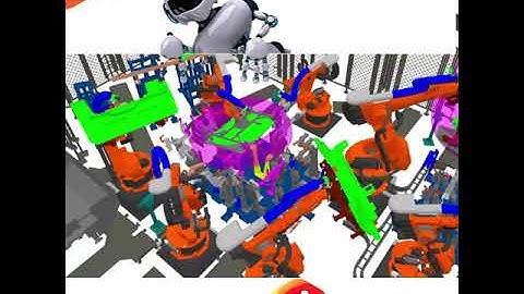 Kuka Simulator محاكاة معمل كامل بواسطة برامج المحاكاة