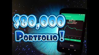 Robinhood APP - $80,000 High Dividend Stock Portfolio!