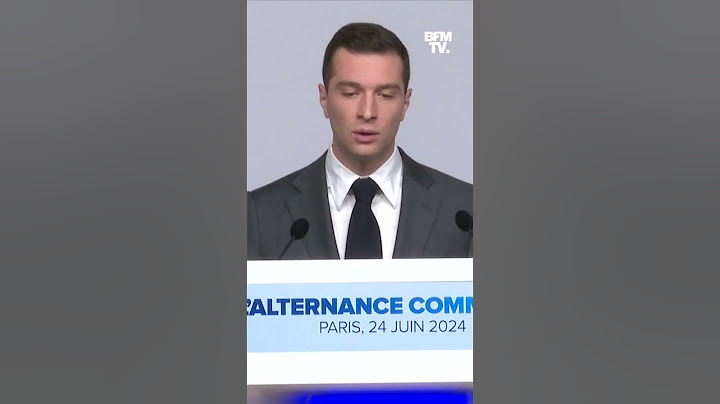 Jordan Bardella: "Je n'entends pas être le collaborateur d'Emmanuel Macron"