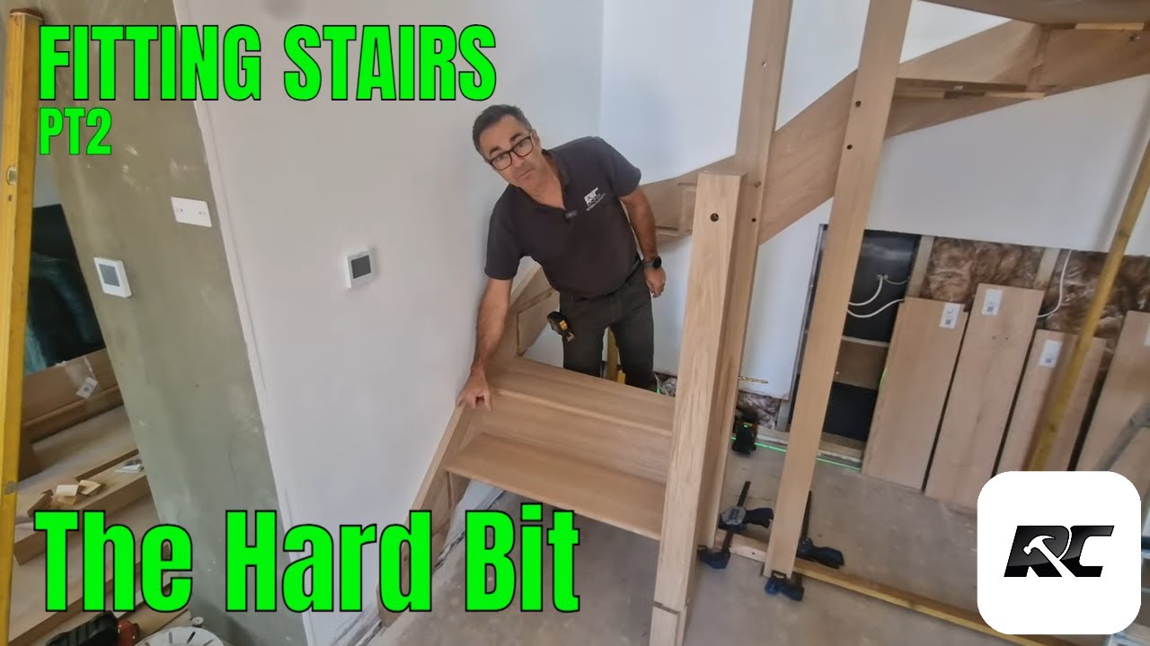 Как установить лестницу – самая сложная часть
