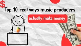How music producers actually make money | Realistic ways to get rich in 2026 #producer #money