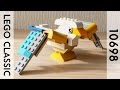 Building a simple LEGO Bird using Classic 10698 (レゴ:鳥の作り方)