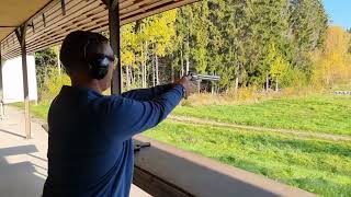 Shooting Range With Pistols In Helsinki