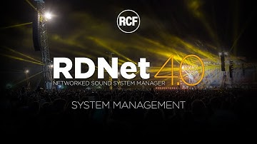 RDNet 4 System Management