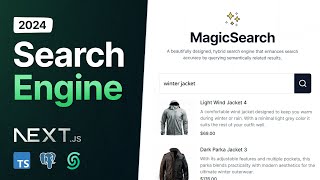 Build a FullStack Search Engine with Next.js 14, Postgres, Upstash (2024)