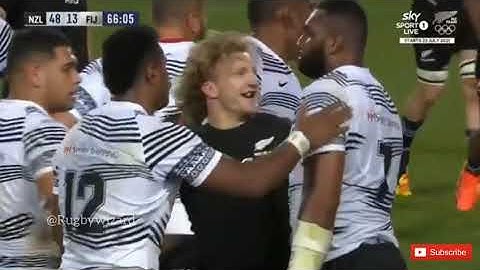 Flying Fijians Vs All Blacks - Big Tackles | Game 2
