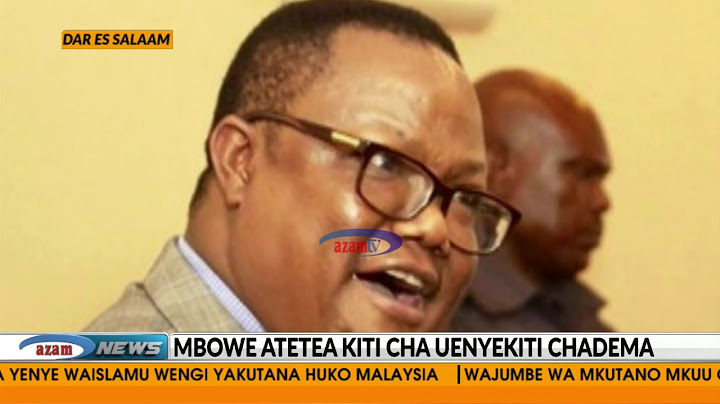 Freeman Mbowe atetea kiti cha Uenyekiti CHADEMA