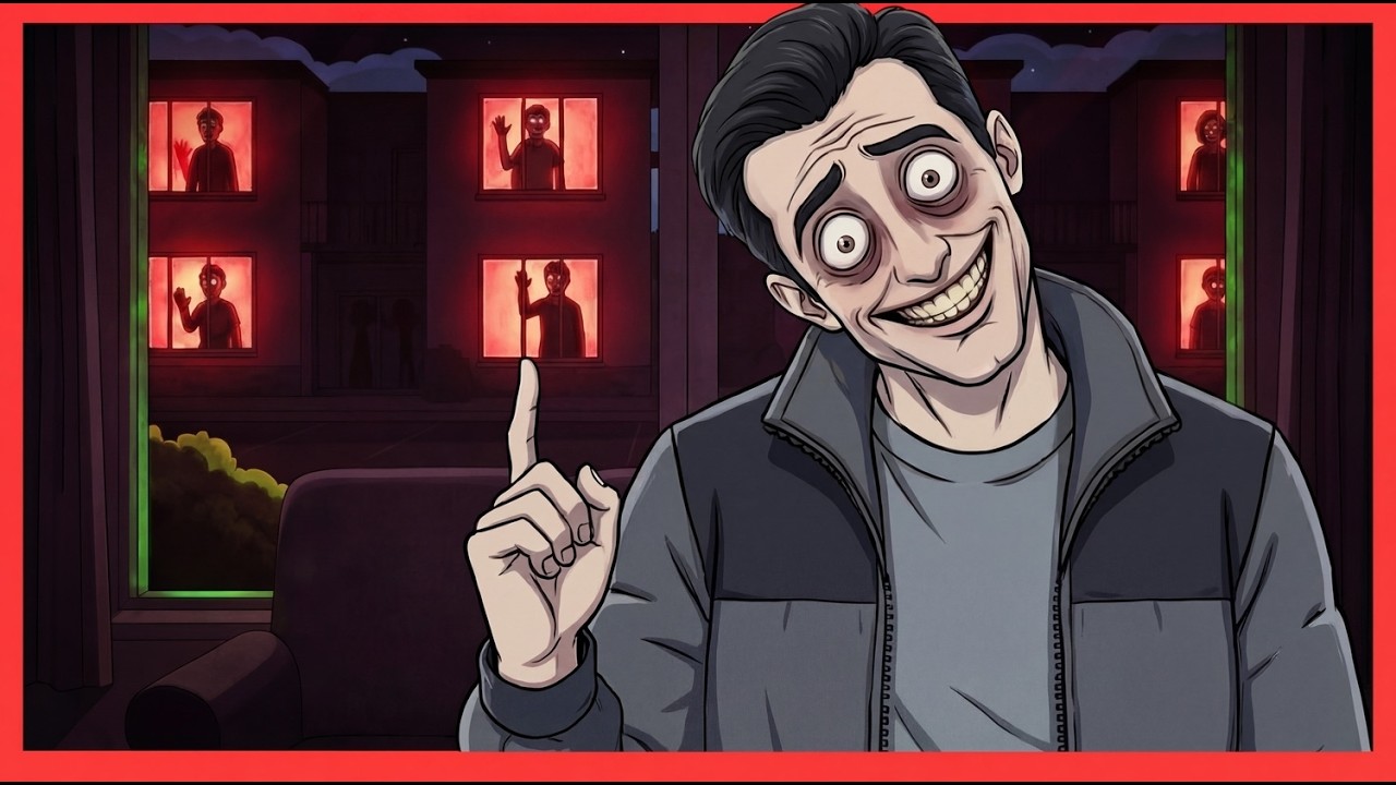 Сосед — правдивая, ужасающая история ужасов (2D-анимация)