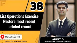 How to Restore Deleted Records in OutSystems | Undo Delete Using List Operations (Ep. 38)