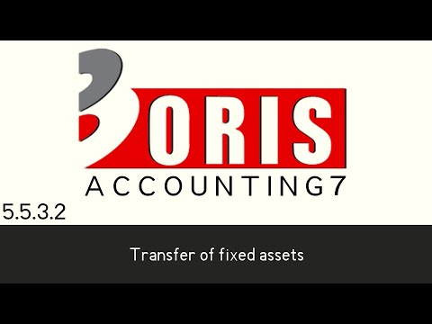 Oris Accounting 7 - Transfer operations - Transfer of fixed assets (5.5.3.2)