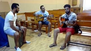 IMPROVISANDO EN EL CULTO ANTONIO,MANUEL Y JOSE DE MONFORTE