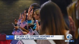 37 new U.S. citizens honored at naturalization ceremony