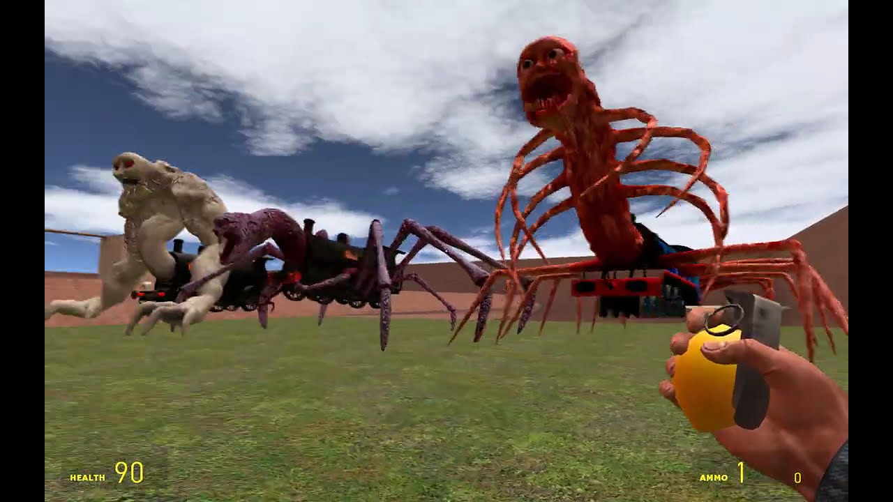 SCP-096 vs ATOMIC BOMB in a Maze in Garry’s Mod?