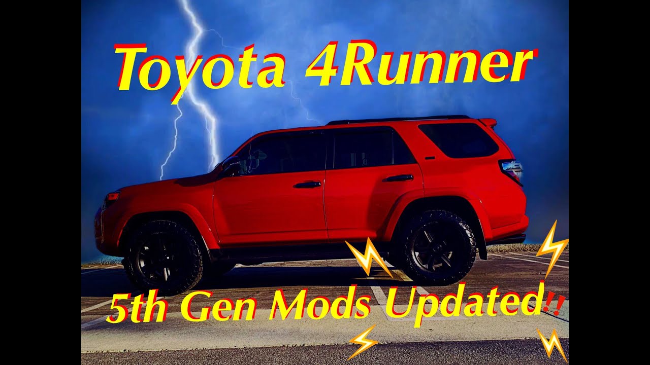 ⬛️🟥⬛️ Toyota 4Runner Mod Review: 5th Gen Mods Updated (2 Year Mod ...