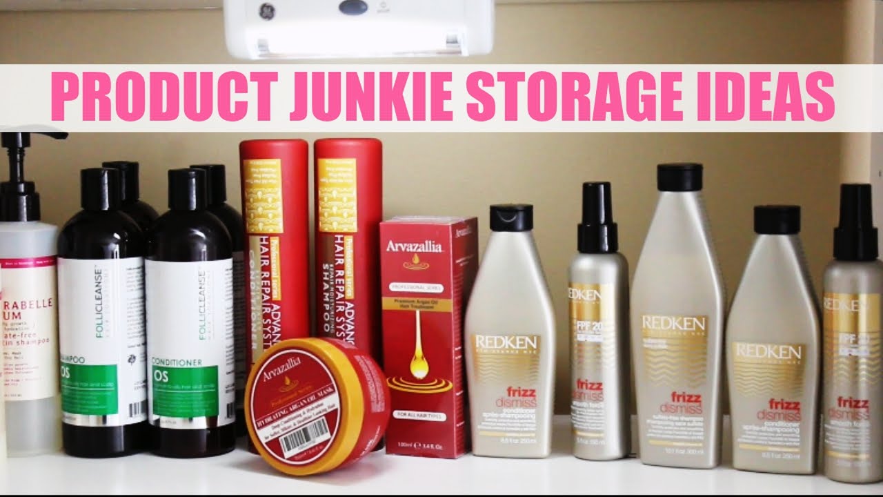 Hair Products Storage Ideas for Product Junkies — Natural Hair Care