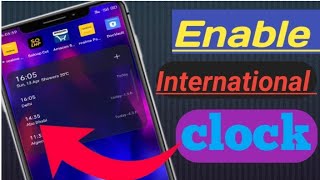How to enable inter national clock screenshot 2
