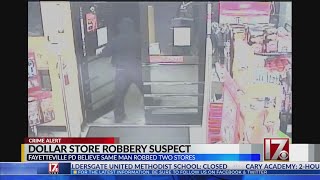 Fayetteville police asking for help identifying dollar store armed robbery suspect