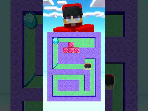 Satisfying Maze! #minecraft #shorts