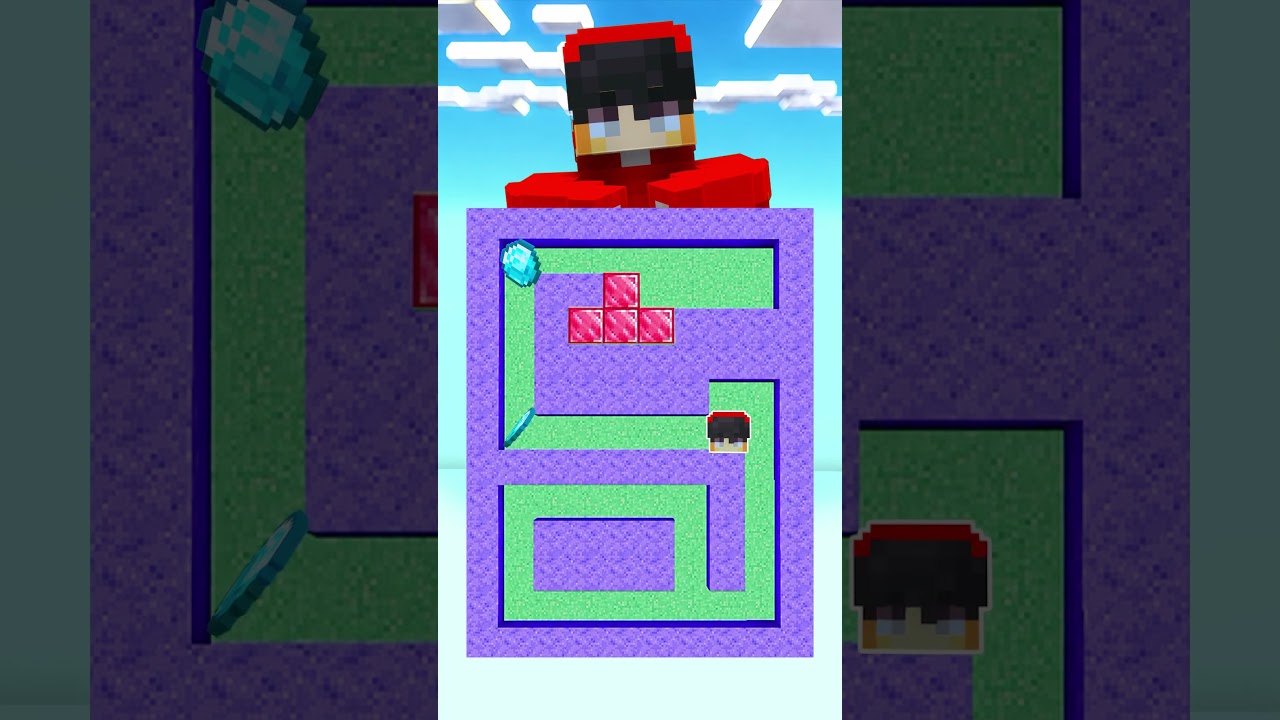Satisfying Maze! #minecraft #shorts