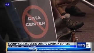 Escambia County commissioners unanimously vote to ban data centers