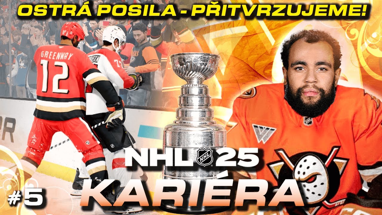 Ostrá Posila - Přitvrzujeme! #5 | NHL 25 CZ Let's Play (Kariéra / Franchise)