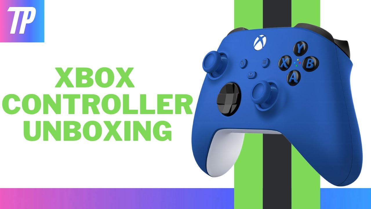 Xbox series shock blue controller unboxing! - YouTube