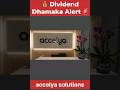 Accely Solutions Ltd 🚀 Big Update | Dividend, Bonus & Stock Split News | Latest Share Price 2025
