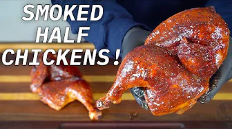 JUICY Smoked Half Chickens On A Pellet Grill! | Ash Kickin' BBQ