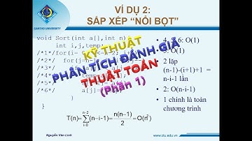 Kỹ thuật phân tích đánh giá thuật toán P1