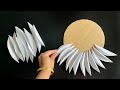 Beautiful and easy paper wall hanging   paper craft for home decoration  unique wall hanging  diy