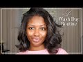 Wash Day Routine | 6 Month Relaxer New Growth | Niara Alexis