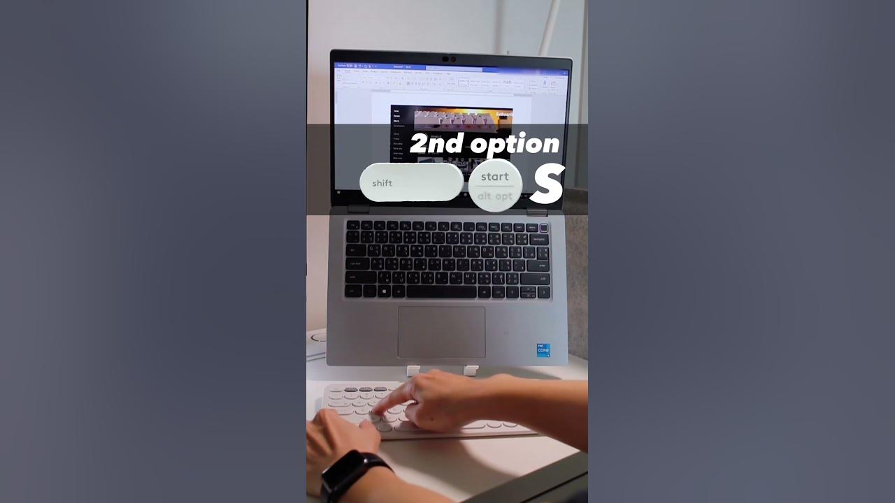 Logitech k380 how to take a screenshot or print screen on windows