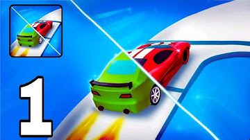 Draft Race 3D(Rollic Games) | Android Gameplay Walkthrough Part 1 (Android, iOS) | New Mobile Game