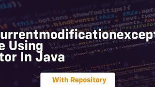 concurrentmodificationexception while using iterator in java