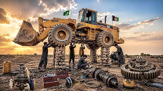 Unbelievable Repair Method by Pakistani Mechanics | Giant Loader Restored Like New