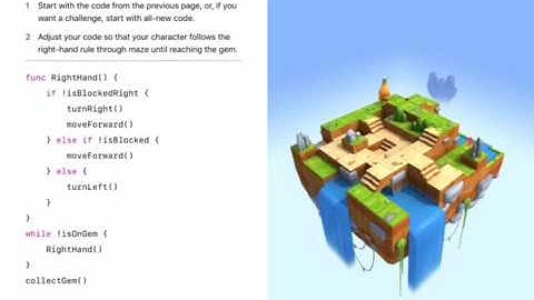 Swift Playgrounds: Conquering a Maze