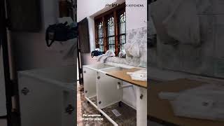 Renovate your old kitchen to godrej steel modular kitchens 😎
