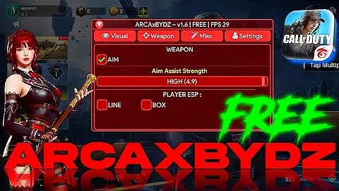 CODM Garena FREE Mod Menu | ARCAxBYDZ