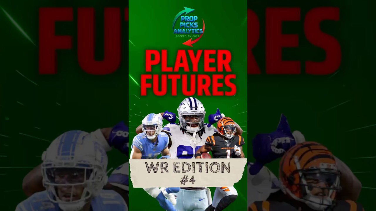 Top 5 NFL Wide Receiver Futures Bets 2025 🔮 | #4 Amon-Ra St. Brown (Lions)