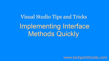 Implementing Interface Methods Quickly | Visual Studio Tips and Tricks #techpointfundamentals