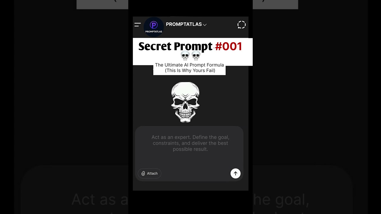The Ultimate AI Prompt Formula (This Is Why Yours Fail)